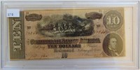 $10 Confederate Note