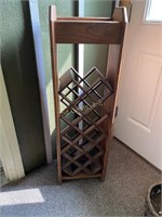 Wood Wine Rack Display