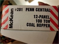 McKean Penn Central HO 12 Panel Coal Hopper