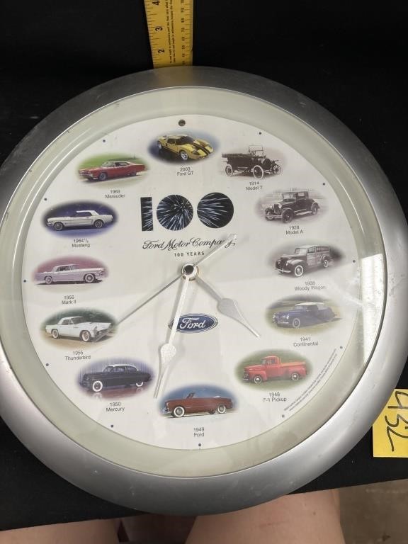100 ford moter company clock
