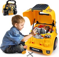 Large Truck Engine Toy  Kids Mechanic Set