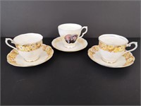 Royal Albert matching teacups and saucers