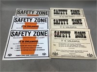 Pennsylvania Game Commission Safety Zone Signs