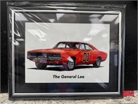 NE SPCA FUNDRAISER* framed art (dodge charger)