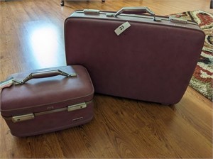 Purple American Tourister Luggage