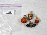 Set of 4 Old World Ornaments