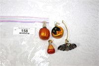 Set of 4 Old World Ornaments