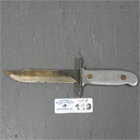 Unmarked Combat Knife with Aluminum Handle