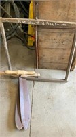 Antique Saw and 2 HayKnives