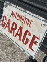 Vintage garage sign