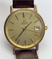 Omega 14k G/P automatic 36mm mens watch