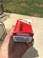 Federal 38 Special HP Ammo (50 Rounds)