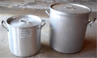 Aluminum Pot 60QT w/lid and Aluminum Turkey Fryer