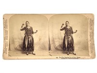 Stereo View Dancing Girl of Cairo Egypt 1897