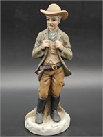 Vintage Western Gunslinger 9.5in Figurine
