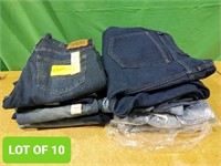 LOT OF 10: Various Brands of pants with different