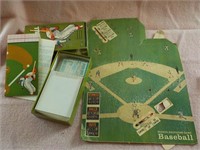 1967 Parker Bros. Baseball cardboard piece and