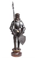 Enlarged Scale Etched Miniature Suit of Armour, 19