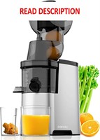 Masticating Juicer  4.1-inch powerful...