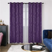 Deconovo Blackout Curtains - 52x95  2 Panels