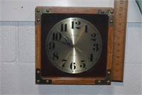Dynasty USA Quartz Wood Trim Wall Clock