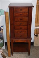 Cherry Jewelry Armoire on Base