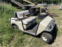 EZ Go golf cart--AS IS--flat tires, no batteries
