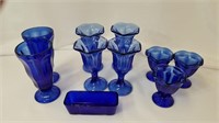 Colbalt Blue - Icecream Sunday Glass Set