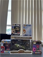 $90Retail-Lot of 5 Funko Pop! Bobble-Heads