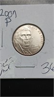 BU 2007 Jefferson Nickel