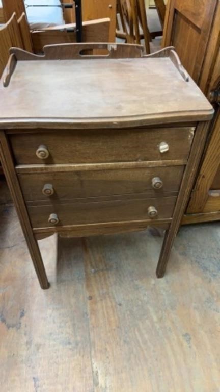 WOODEN  END TABLE