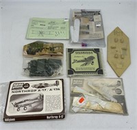 Rare Plane Model Kits, Matador & Guns, Warbirds Ju