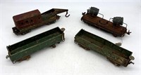 American Flyer Lines Tin Litho Train Cars (4)