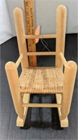 Doll Chair w/Woven Seat