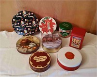 Vtg Advertising Tins