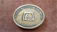 Pioneer Tunnel Coal Mine Belt Buckle -see details