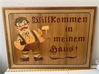 German Wood Inlay Art Work