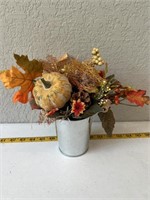 Fall Floral in a Bucket