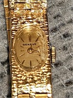 Women's GENEVE 14K GOLD watch weighs 28g