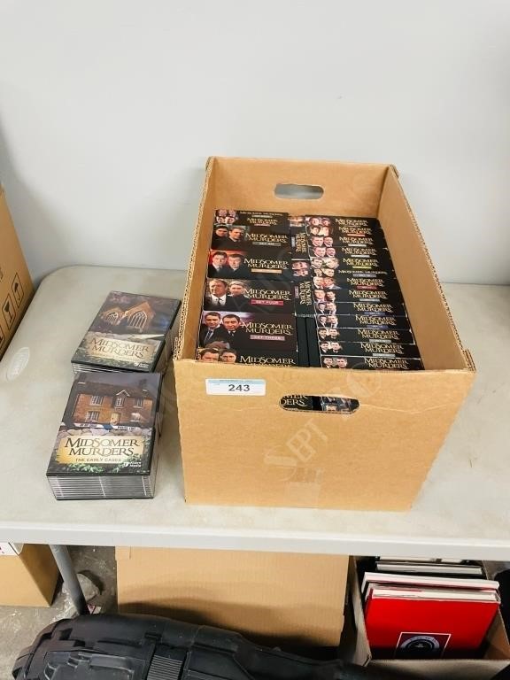 lot of DVD box sets - 28 Seasons MidSomer Murders