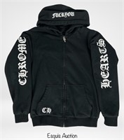 Chrome Hearts Horseshoe Logo Thermal Hoodie- M