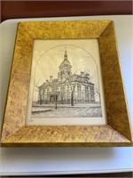 Court house picture (very heavy, nice frame)
