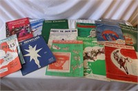 Vintage Christmas Songbooks