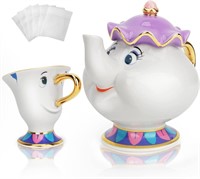 Disney Beauty and Beast Teapot & Mug az25