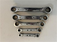 (5) Ratcheting Wrenches