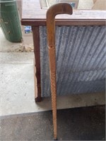 Hand carved cane