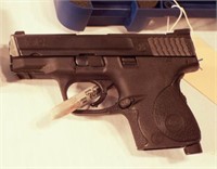 Smith & Wesson M&P, 9C, 9mm pistol, Crimson laser