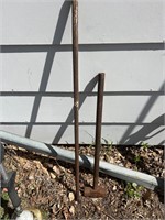 prybar, and metal handled sledgehammer