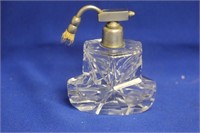Vintage Cut Glass Atomizer Perfume Bottle
