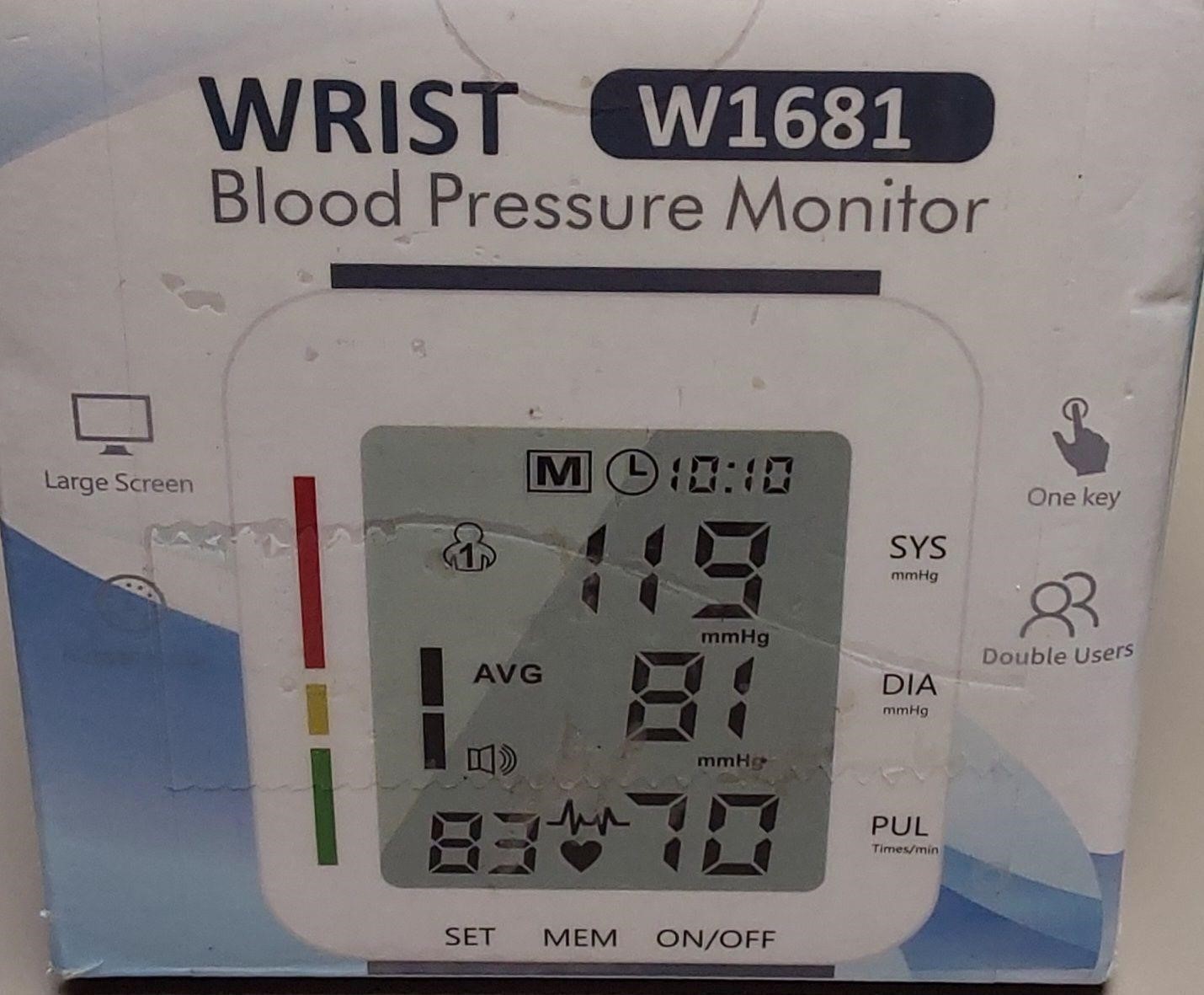 Wrist Blood Pressure Monitor